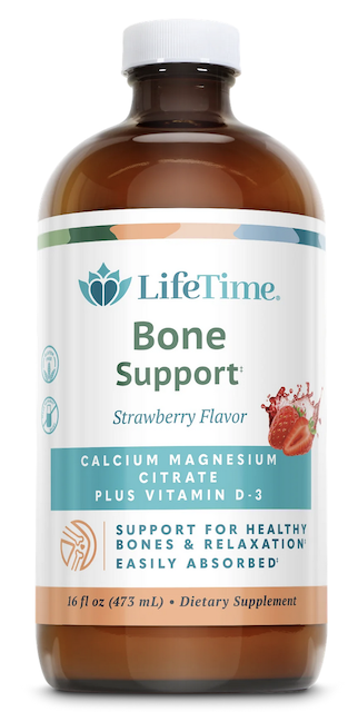 Image of Liquid Calcium Magnesium Citrate plus Vitamin D3 (Bone Support) Strawberry