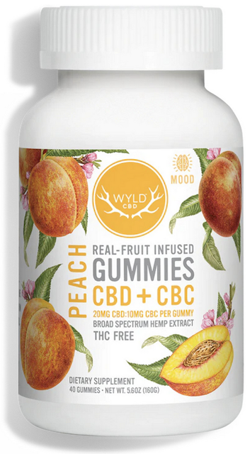 Image of CBD + CBC Gummies 1000 mg Peach