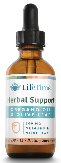 Image of Oregano Oil and Olive Leaf 600 mg Liquid