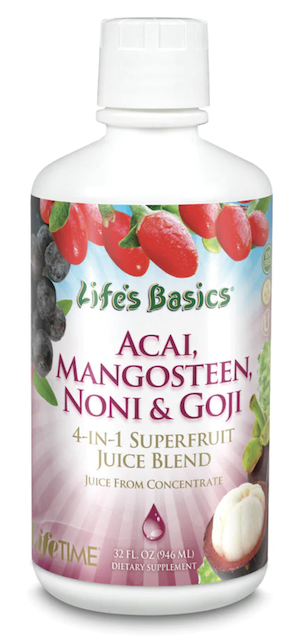 Image of 4-in-1 Superfruit Juice Blend (Acai, Mangosteen, Noni & Goji) Liquid
