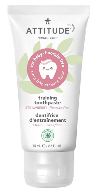 Image of Toothpaste Gel Baby Fluoride Free Strawberry