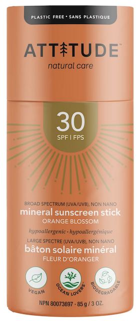 Image of Sunscreen Mineral SPF 30 Stick Orange Blossom