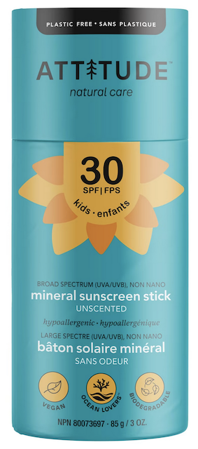 Image of Sunscreen Mineral SPF 30 Stick Baby & Kids Unsacented