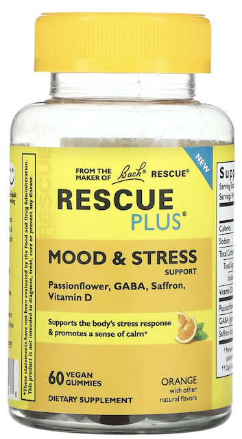 Image of Rescue Plus Mood & Stress Gummy Orange