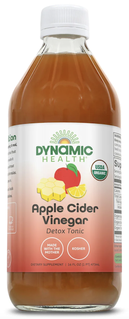 Image of Apple Cider Vinegar Detox Tonic Liquid Organic (Glass)