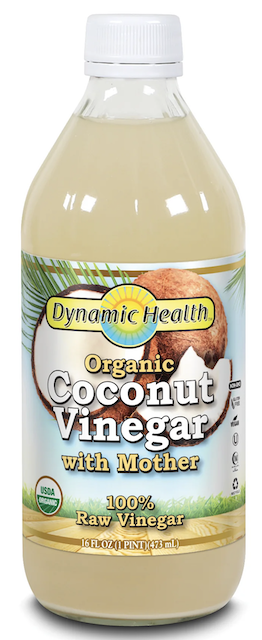 Image of Coconut Vinegar with Mother Liquid Organic (Glass)