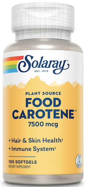 Image of Food Carotene 7500 mcg (25,000 IU)