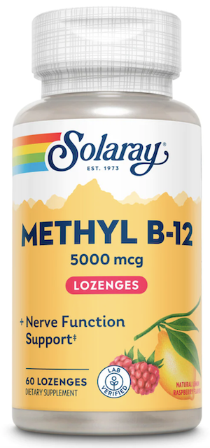 Image of Methyl B12 5000 mcg Lozenge Lemon Raspberry