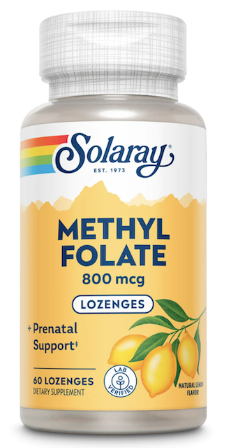 Image of Methyl Folate 800 mcg Lozenge Lemon