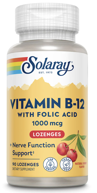 Image of Vitamin B12 with Folic Acid 1000/400 mcg Lozenge Cherry