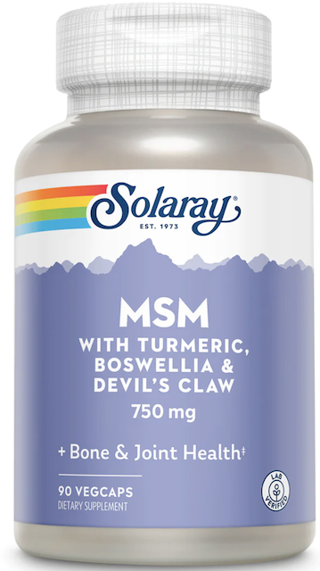 Image of MSM 750 mg (with Turmeric, Boswellia & Devil's Claw)