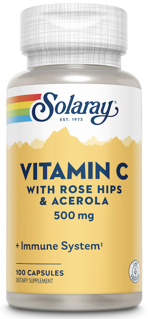 Image of Vitamin C 500 mg with Rose Hips & Acerola Capsule