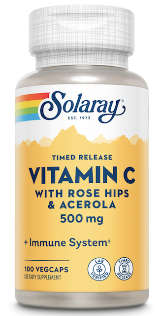 Image of Vitamin C 500 mg with Rose Hips & Acerola Timed Release
