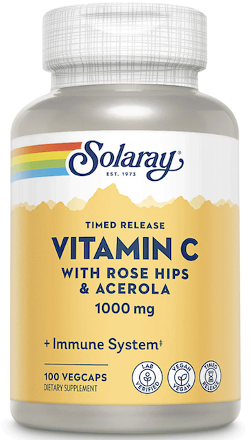 Image of Vitamin C 1000 mg with Rose Hips & Acerola Timed Release CAPSULE