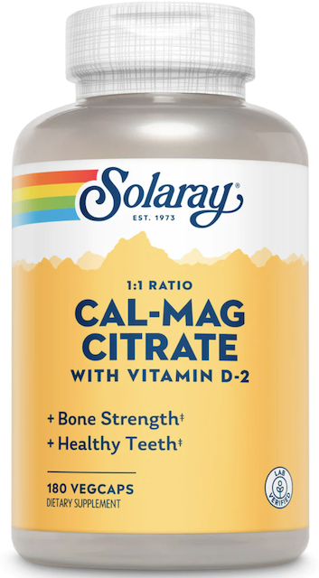 Image of Cal-Mag Citrate 1:1 Ratio with Vitamin D2 167/167 mg 1.7 mcg
