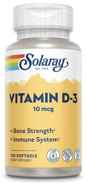Image of Vitamin D3 10 mcg (400 IU) Soy Free