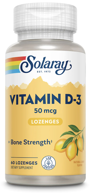 Image of Vitamin D3 50 mcg (2000 IU) Sublingual Lemon