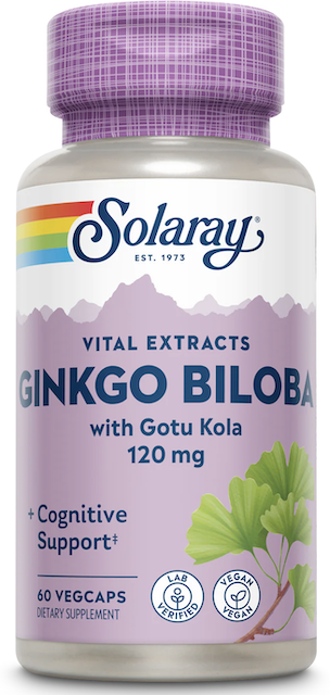 Image of Ginkgo Biloba Leaf Extract 120 mg with Gotu Kola