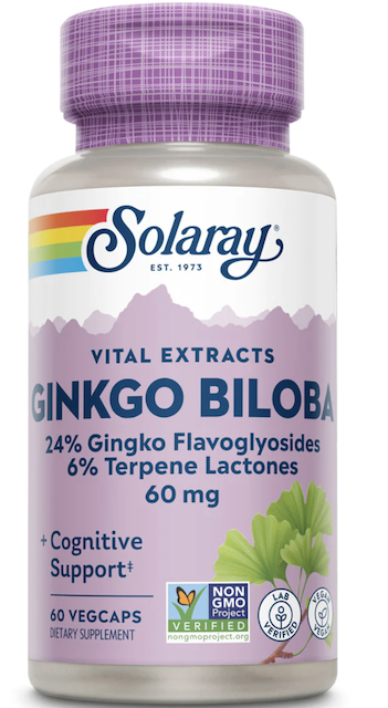 Image of Ginkgo Biloba Leaf Extract 60 mg