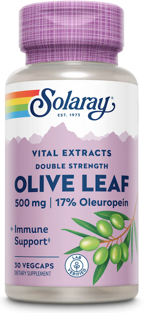 Image of Olive Leaf Extract 500 mg (17% Oleuropein) Double Strength