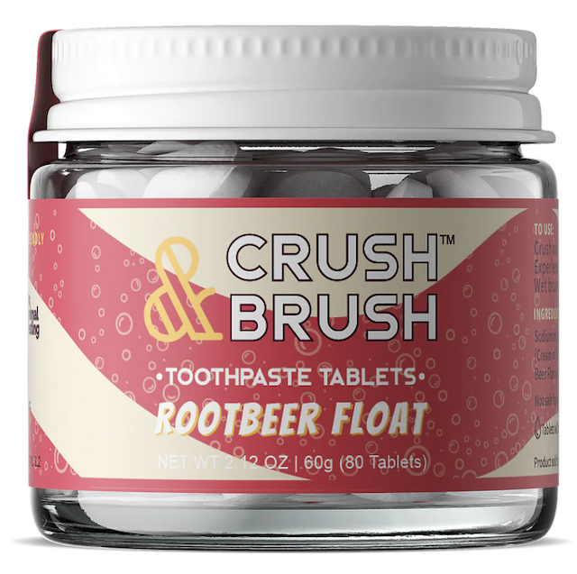 Image of Toothpaste Tablet Crush & Brush Rootbeer Float