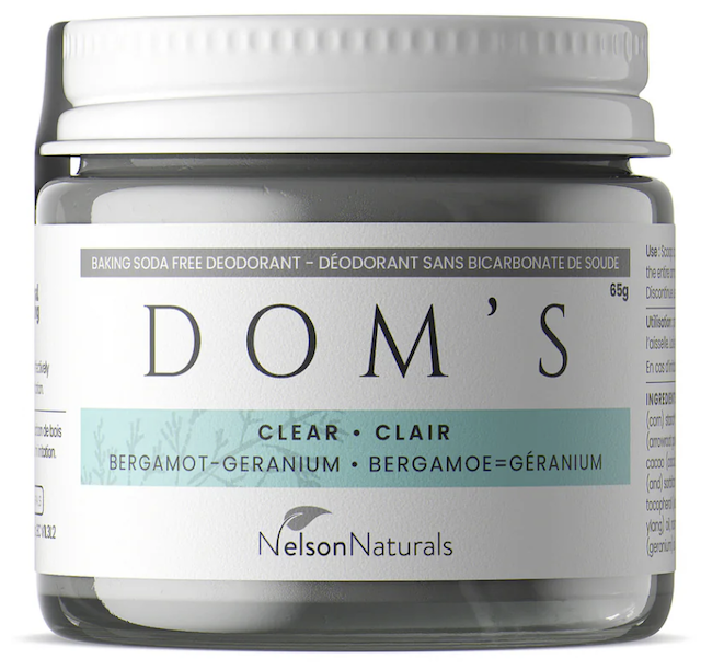 Image of Dom's Deodorant Cream Clear (Bergamot-Geranium)