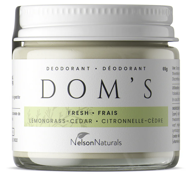 Image of Dom's Deodorant Cream Fresh (Lemongrass-Cedar)