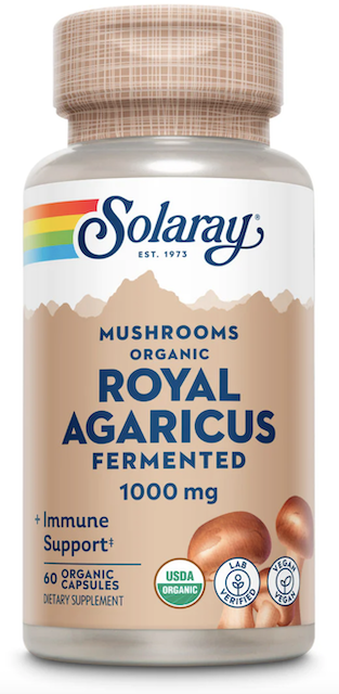 Image of Mushrooms Royal Agaricus 500 mg Fermented Organic