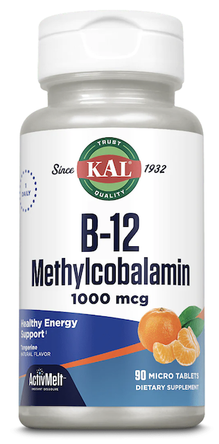 Image of Vitamin B12 Methylcobalamin 1000 mcg ActivMelt Tangerine