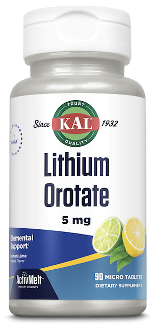 Image of Lithium Orotate 5 mg ActiveMelt Lemon Lime