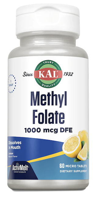 Image of Methyl Folate 1000 mcg ActivMelt Lemon
