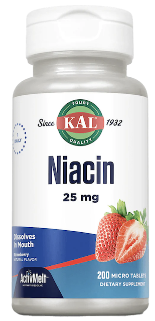Image of Niacin 25 mg ActivMelt Strawberry