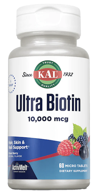 Image of Ultra Biotin 10,000 mcg ActiMelt Mixed Berry