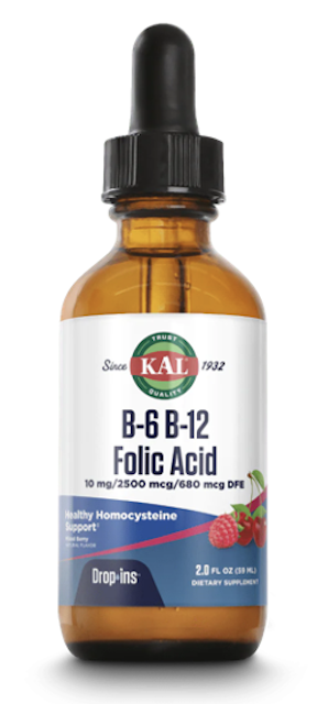 Image of Vitamin B6 B12 Folic Acid 10 mg/2500/680 mcg Liquid Mixed Berry
