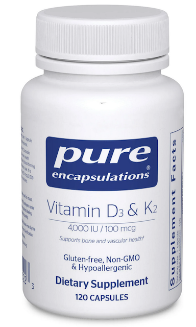 Image of Vitamin D3 & K2 100/100 mcg