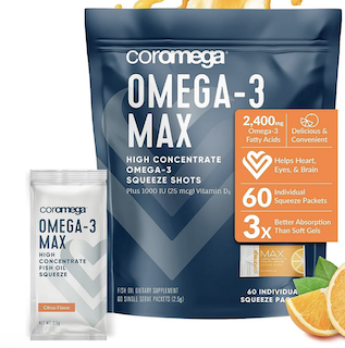 Image of Max Omega-3 Fish Oil 2000 mg Liquid Citrus Burst