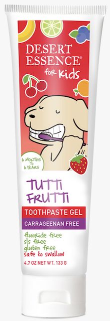 Image of Kid's Toothpaste Gel (Fluoride Free) Tutti Fruitti