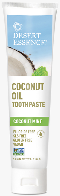 Image of Toothpaste Coconut Oil (Fluoride Free) Coconut Mint