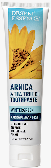 Image of Toothpaste Arnica & Tea Tree Oil (Fluoride Free) Carrageenan Free Wintergreen