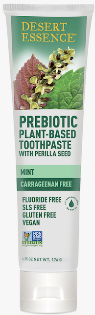 Image of Toothpaste Prebiotic Plant-Based (Fluoride Free) Carageenan Free Mint
