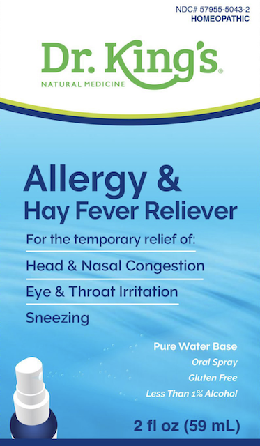 Image of Allergy & Hay Fever Reliever Spray