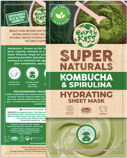 Image of Sheet Mask Super Natural Kombucha & Spirulina Hydrating