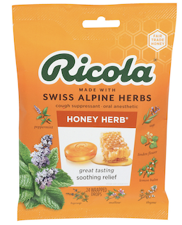 Image of Herbal Throat Drops Bag Original Honey Herb