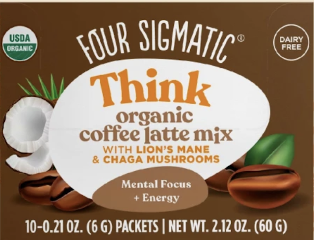 Image of THINK Coffee Latte Mix Powder (Lion's Mane & Chaga)