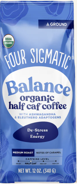 Image of BALANCE Half Caf Ground Coffee (Ashwagandha & Eluethero Adaptogens)