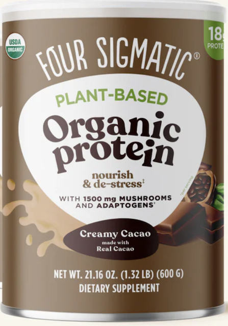Image of Plant-Based Protein Powder (Mushrooms & Adaptogens) Creamy Cacao