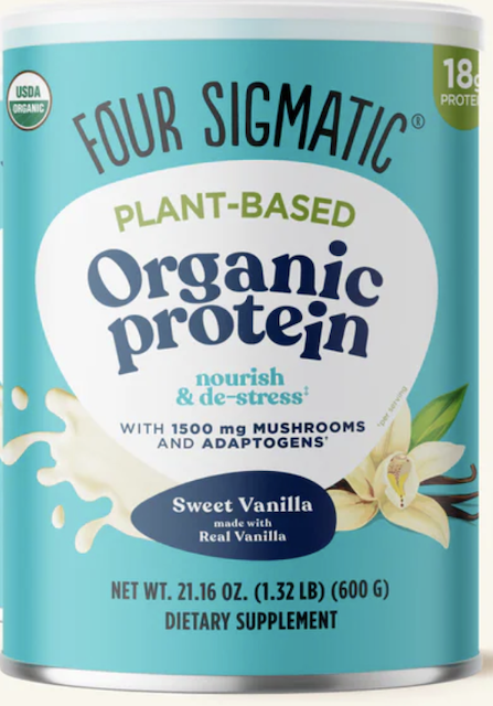Image of Plant-Based Protein Powder (Mushrooms & Adaptogens) Sweet Vanilla