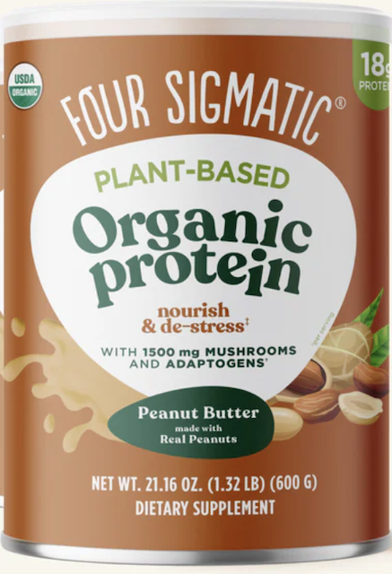 Image of Plant-Based Protein Powder (Mushrooms & Adaptogens) Peanut Butter