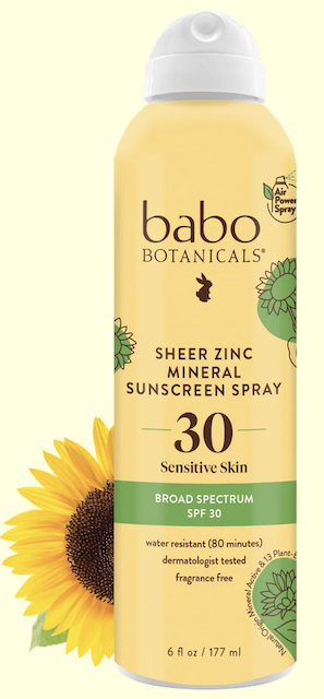 Image of Mineral Sunscreen Spray Sheer Zinc SPF30