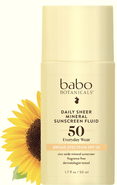 Image of Mineral Sunscreen Fluid Daily Sheer SPF 50